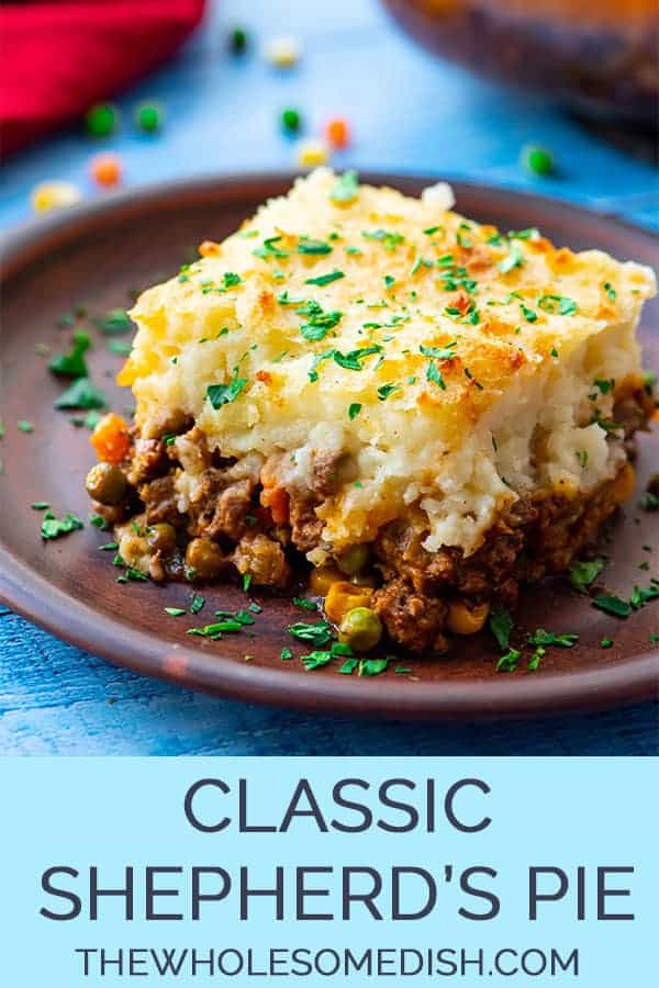 Classic Shepards Pie on a plate