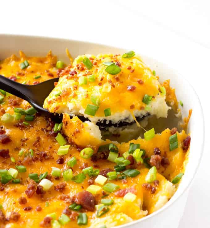 Mashed Potato Casserole - The Wholesome Dish