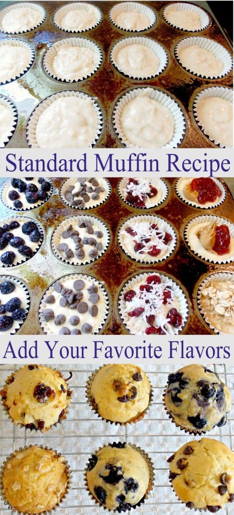 standard muffin recipe