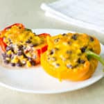 Chipotle Black Bean & Corn Stuffed Peppers