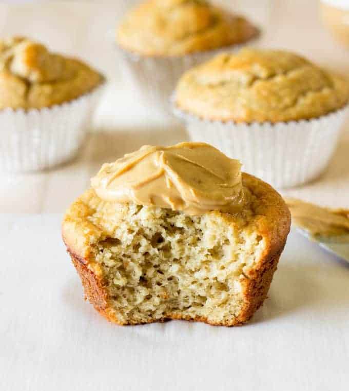 Banana Peanut Butter Oat Muffins Recipe