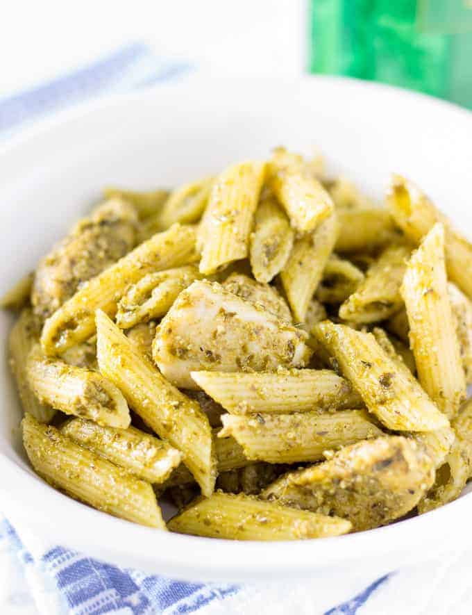 Chicken Pesto Pasta - The Wholesome Dish