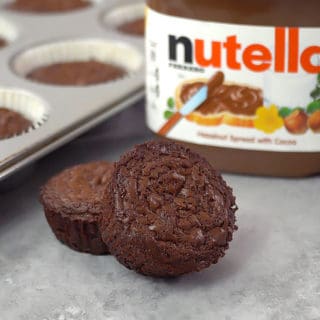 2 Ingredient Nutella Brownies