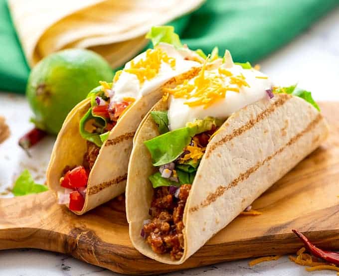 The Best Homemade Tacos - The Wholesome Dish