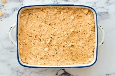 Easy Rotisserie Buffalo Chicken Dip - The Wholesome Dish