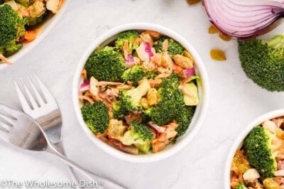 Broccoli Salad - The Wholesome Dish