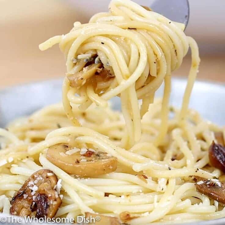 Easy Mushroom Pasta The Wholesome Dish