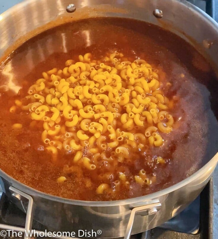 Easy Chili Mac The Wholesome Dish