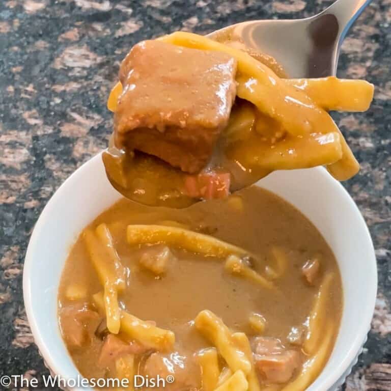 Crock Pot Beef and Noodles The Wholesome Dish