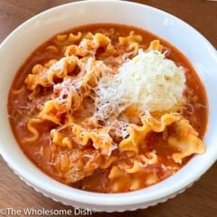 Lasagna Soup - The Wholesome Dish